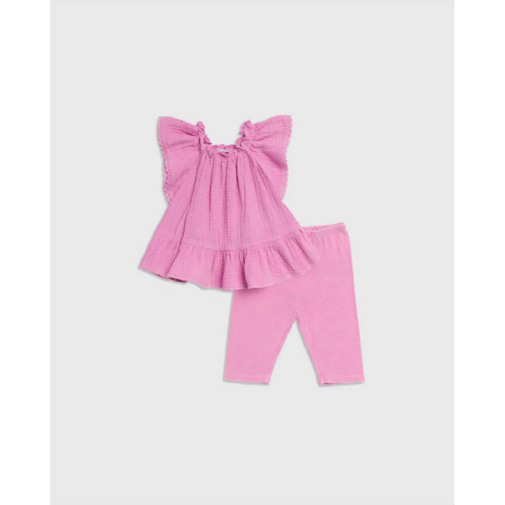 NEW SPLENDID girls sun gauze set in pink